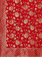 Embroidered Kurta With Pant & Banarasi Jacquard Dupatta Premium, Multicolor - Hiral Fashion | Grocsy