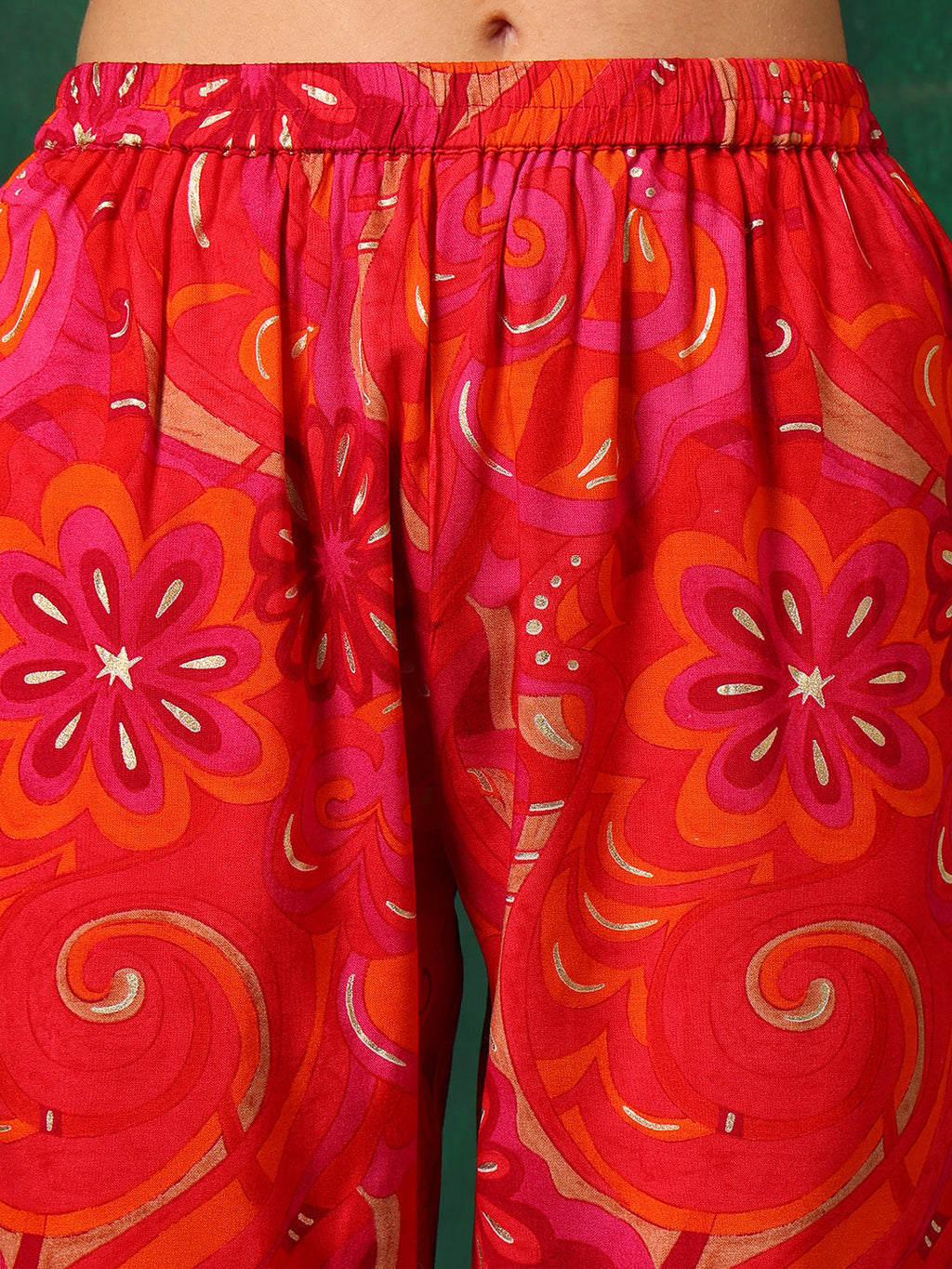 Sequined Embroidered & Printed Kurta With Pant & Embroidered Dupatta, Pink - Hiral Fashion | Grocsy