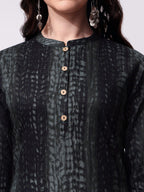 Shibori Printed Casual Wear Kurta, Multicolor - Hiral Fashion | Grocsy