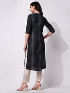 Shibori Printed Casual Wear Kurta, Multicolor - Hiral Fashion | Grocsy
