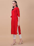 Shibori Printed Casual Wear Kurta, Multicolor - Hiral Fashion | Grocsy