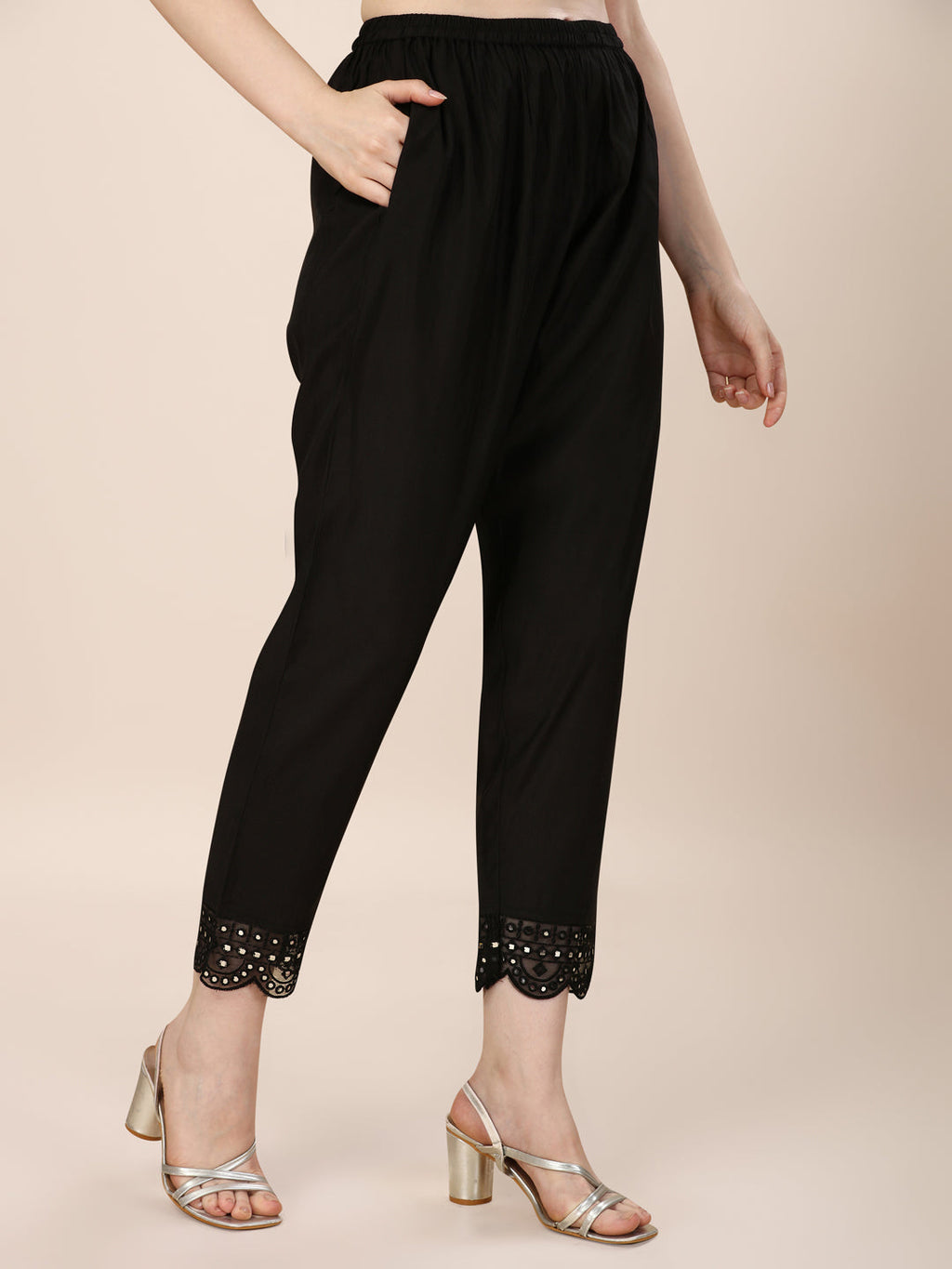 Mirror Embroidered Premium Kurta With Pant And Dupatta, Multicolor - Hiral Fashion | Grocsy