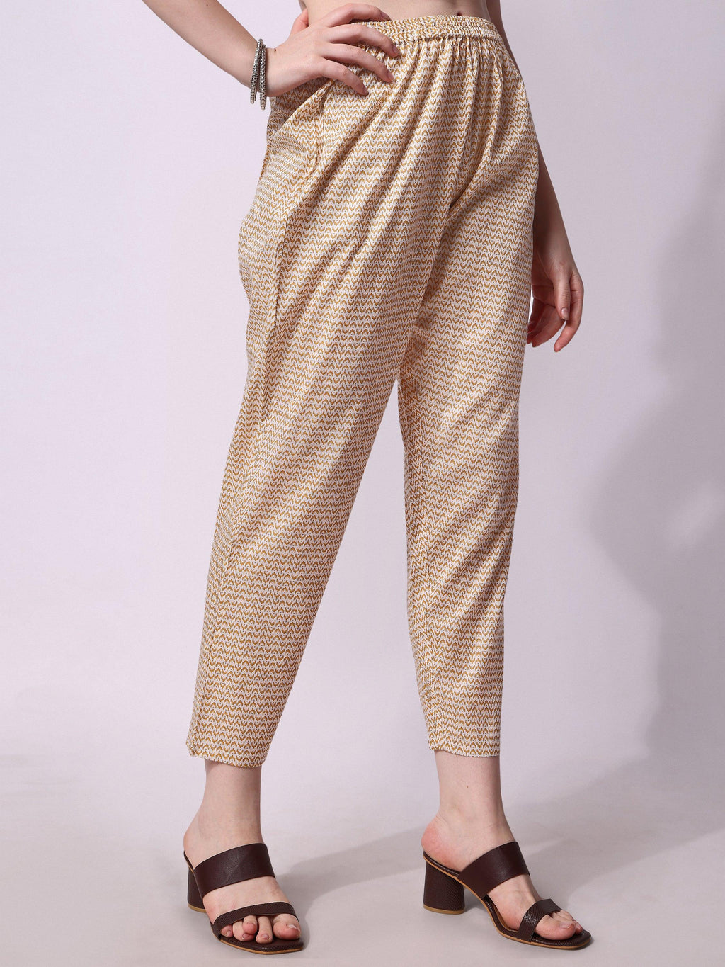 Printed Kurta With Pant & Printed Dupatta Set, Multicolor - Hiral Fashion | Grocsy