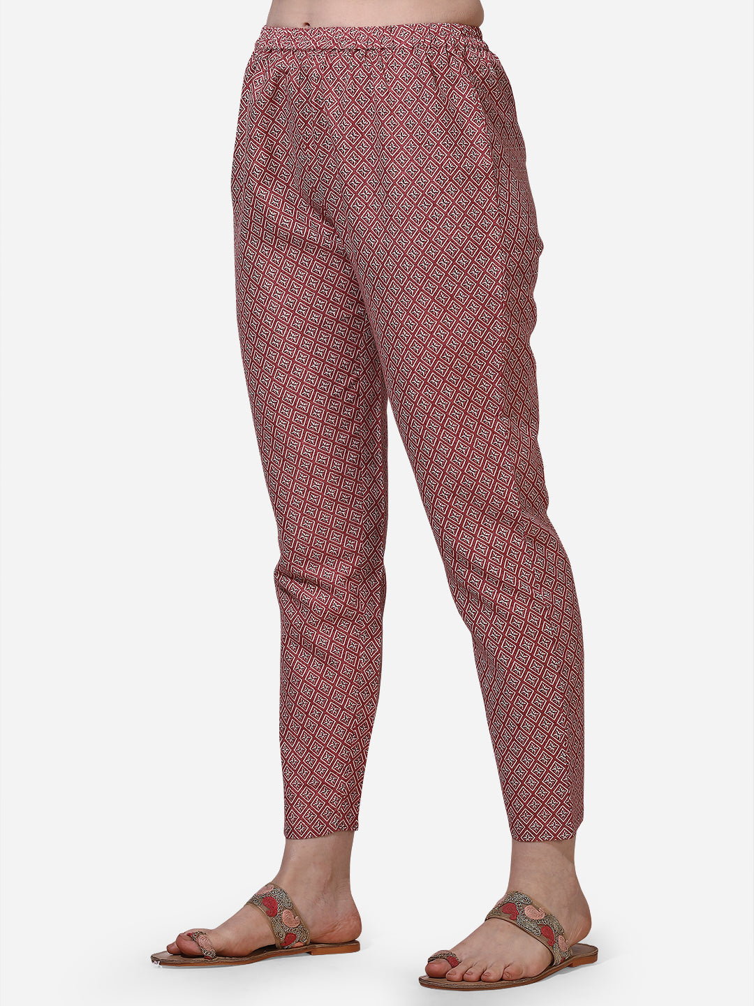 Floral Printed Kurta With Pant And Dupatta Set, Multicolor - Hiral Fashion | Grocsy