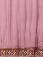 Anarkali Printed Kurta Suit With Pant And Dupatta Set, Multicolor - Hiral Fashion | Grocsy