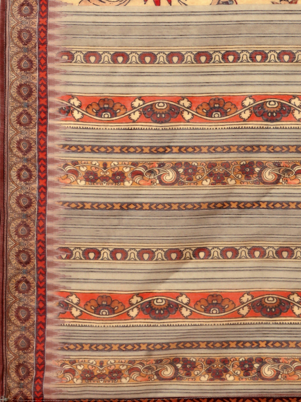 Embroidered And Printed Kurta With And Dupatta Set, Multicolor - Hiral Fashion | Grocsy