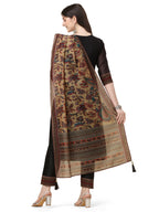 Embroidered And Printed Kurta With And Dupatta Set, Multicolor - Hiral Fashion | Grocsy