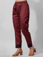 Embroidered Kurta With Pant And Printed Dupatta Set, Multicolor - Hiral Fashion | Grocsy