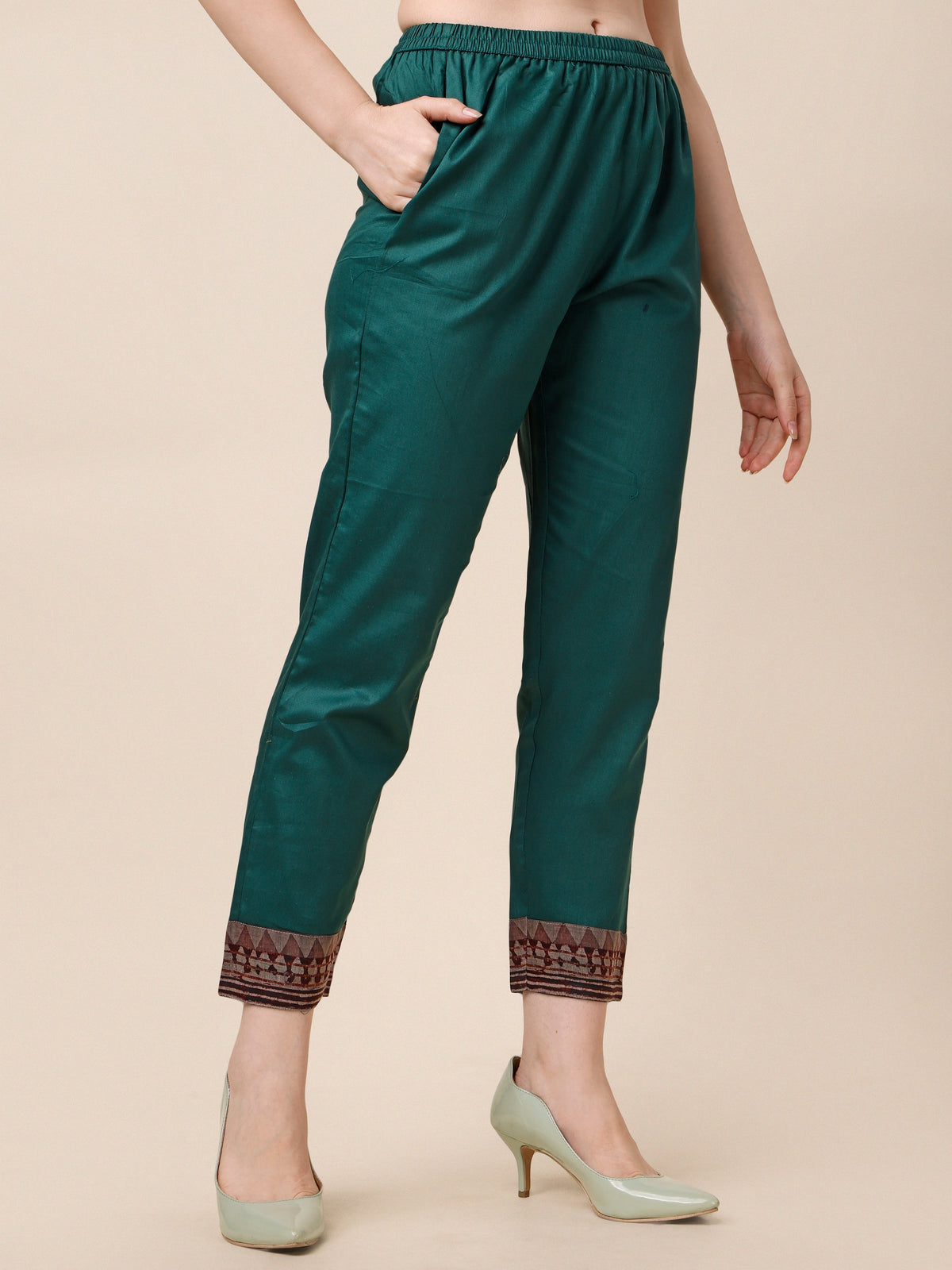 Kurta With Pant And Printed Dupatta Set, Multicolor - Hiral Fashion | Grocsy