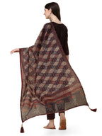 Hand Embroidered Kurta With Pant And Dupatta Set, Multicolor - Hiral Fashion | Grocsy