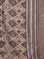 Printed Brown Kurta Pant & Dupatta Set, Multicolor - Hiral Fashion | Grocsy