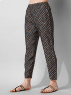Printed Kurta With Pant And Dupatta Set, Multicolor - Hiral Fashion | Grocsy