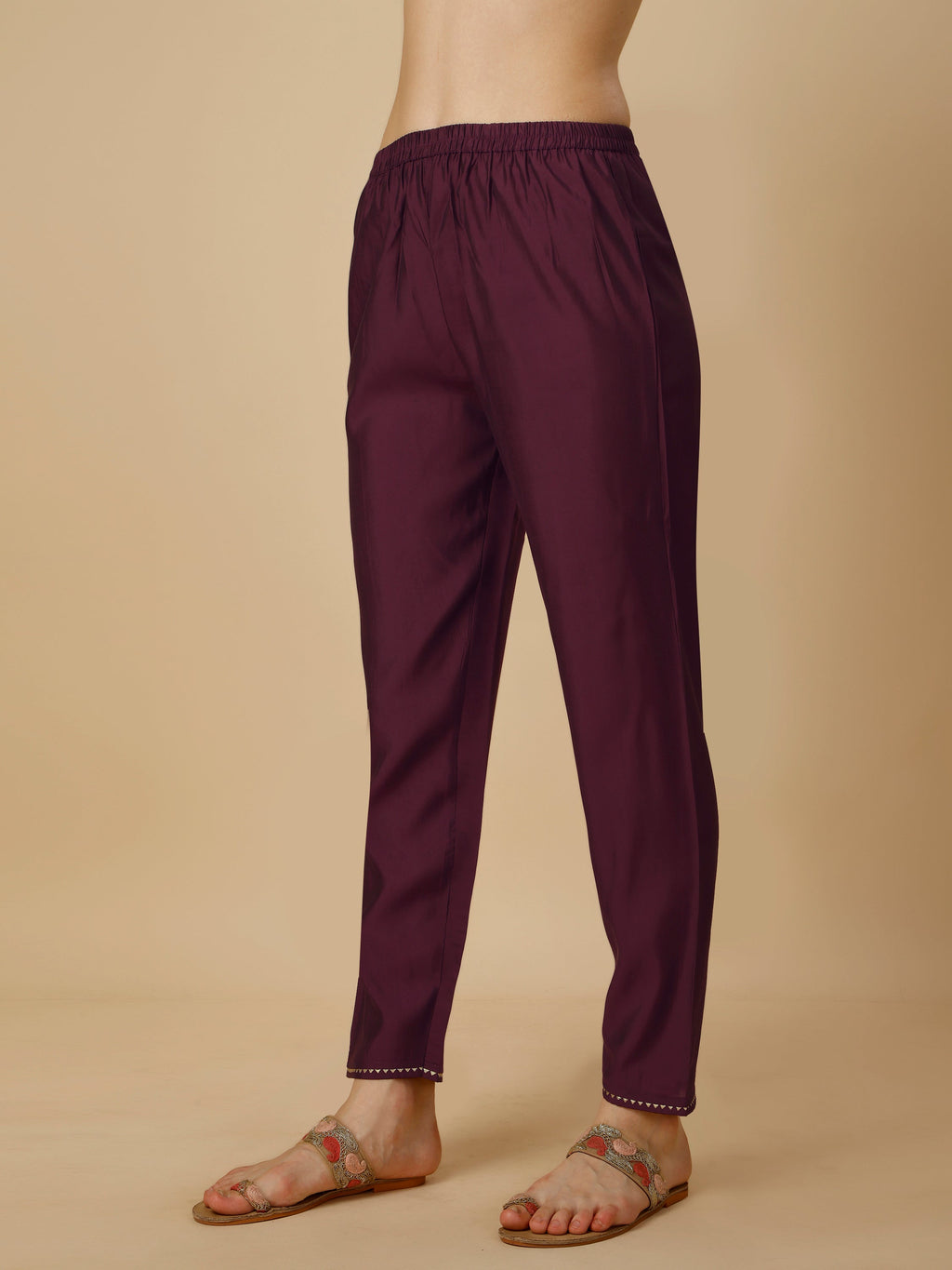 Printed Button And Embellished Kurta With Pant And Dupatta Set, Multicolor - Hiral Fashion | Grocsy