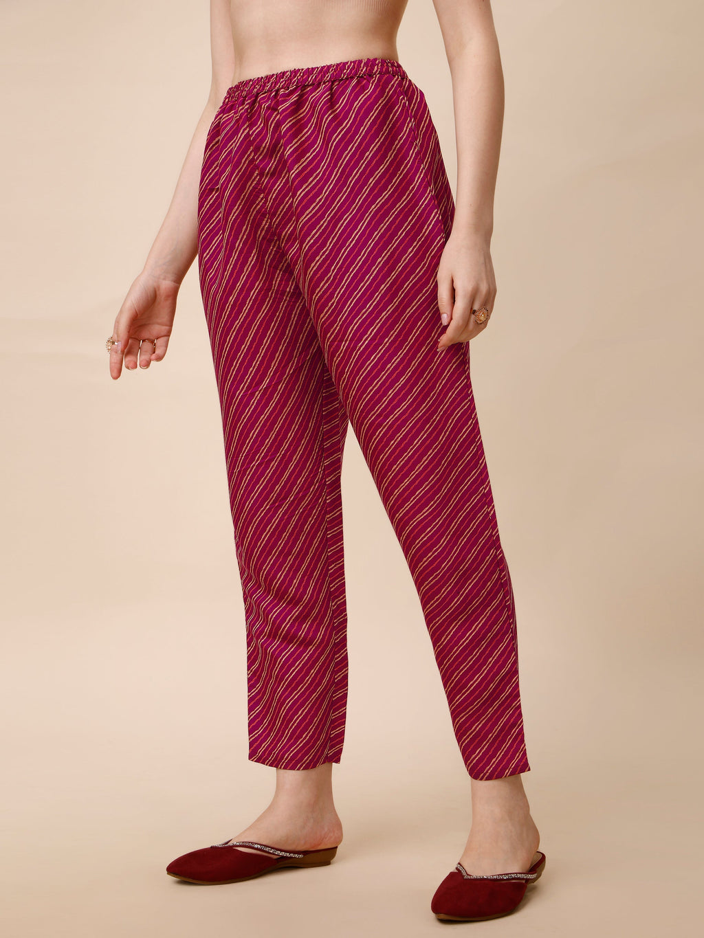 Ethnic Motif & Embroidered Kurta With Pant & Dupatta Set, Multicolor - Hiral Fashion | Grocsy