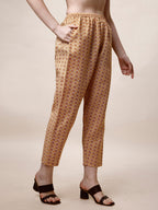Thread Embroidered Bandhani Printed Kurta With Pant And Dupatta Set, Multicolor - Hiral Fashion | Grocsy