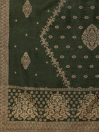 Embroidered Kurta With Pant & Printed Dupatta Set, Multicolor - Hiral Fashion | Grocsy