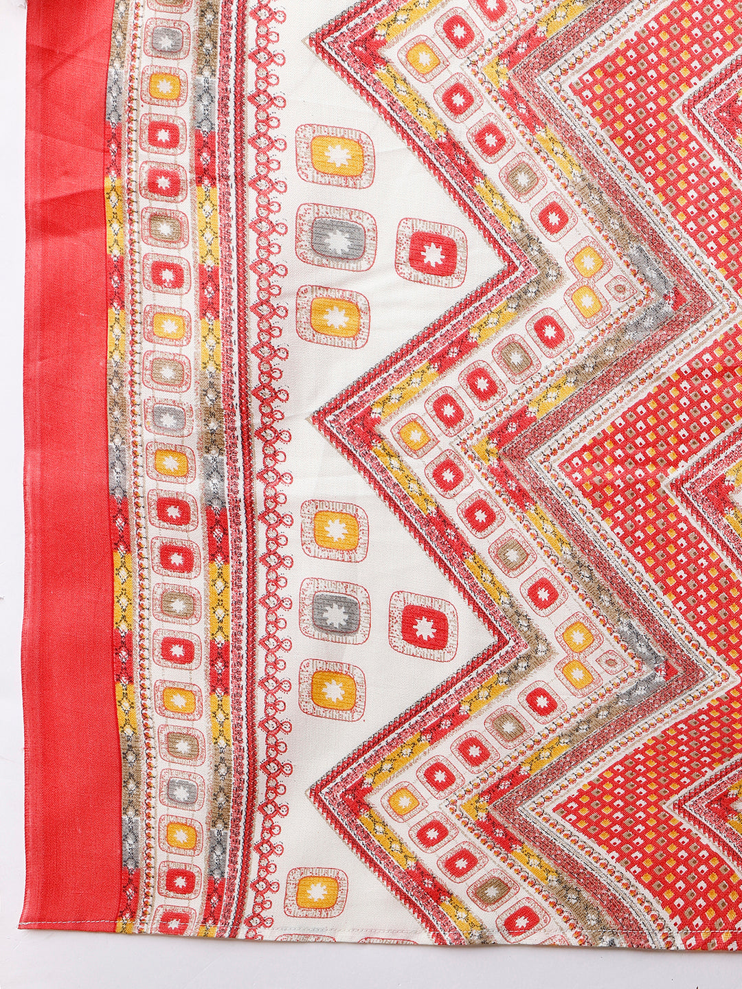 Cotton Printed Kurta With Pant And Dupatta Set, Multicolor - Hiral Fashion | Grocsy