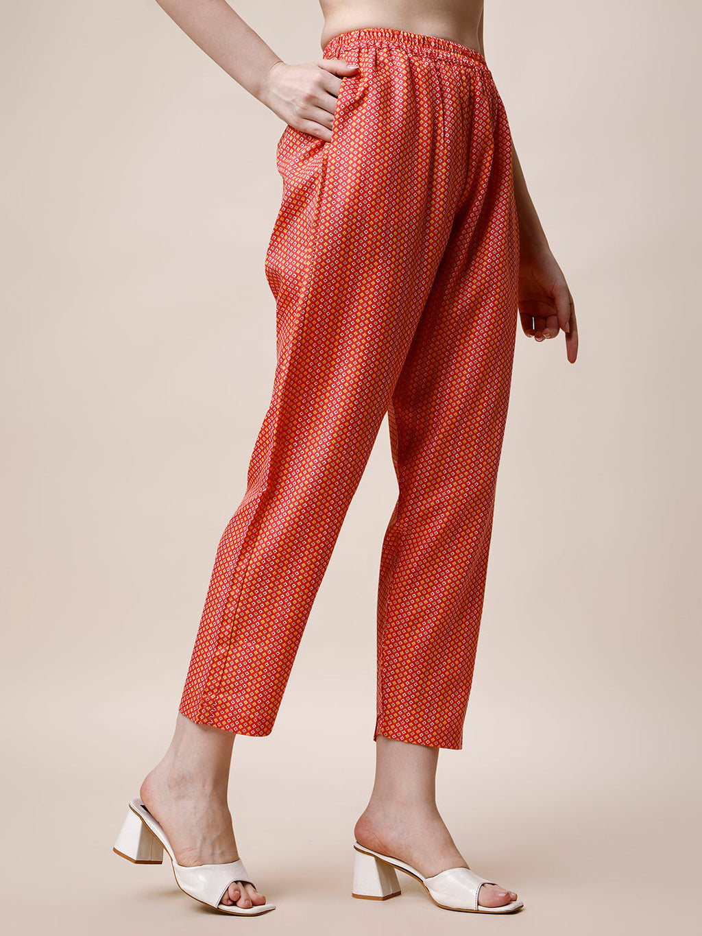 Cotton Printed Kurta With Pant And Dupatta Set, Multicolor - Hiral Fashion | Grocsy