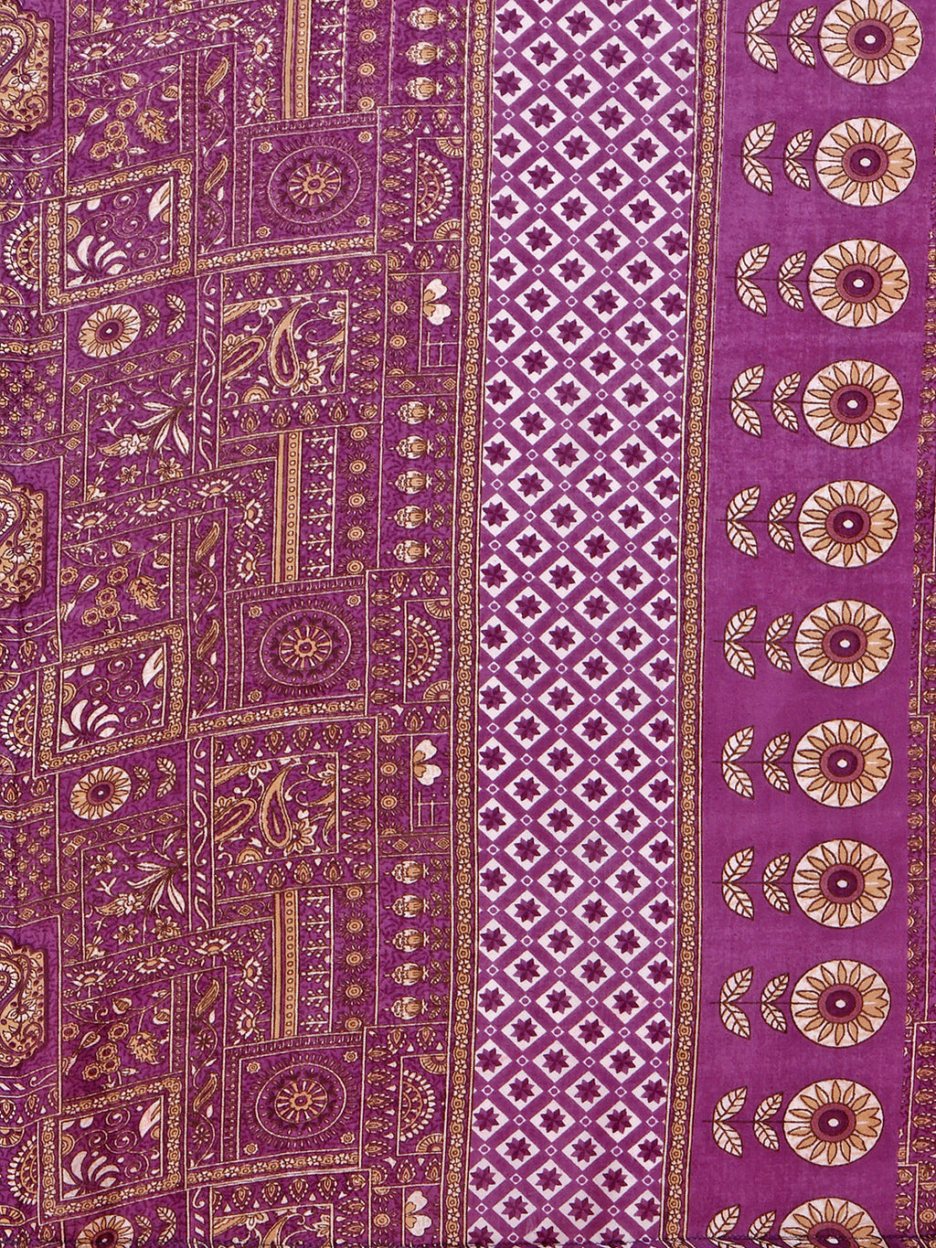 Cotton Printed Kurta With Pant And Printed Dupatta Set, Multicolor - Hiral Fashion | Grocsy