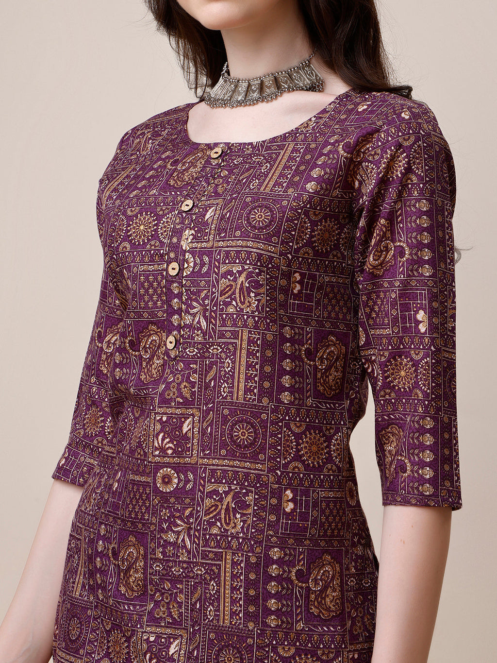 Cotton Printed Kurta With Pant And Printed Dupatta Set, Multicolor - Hiral Fashion | Grocsy