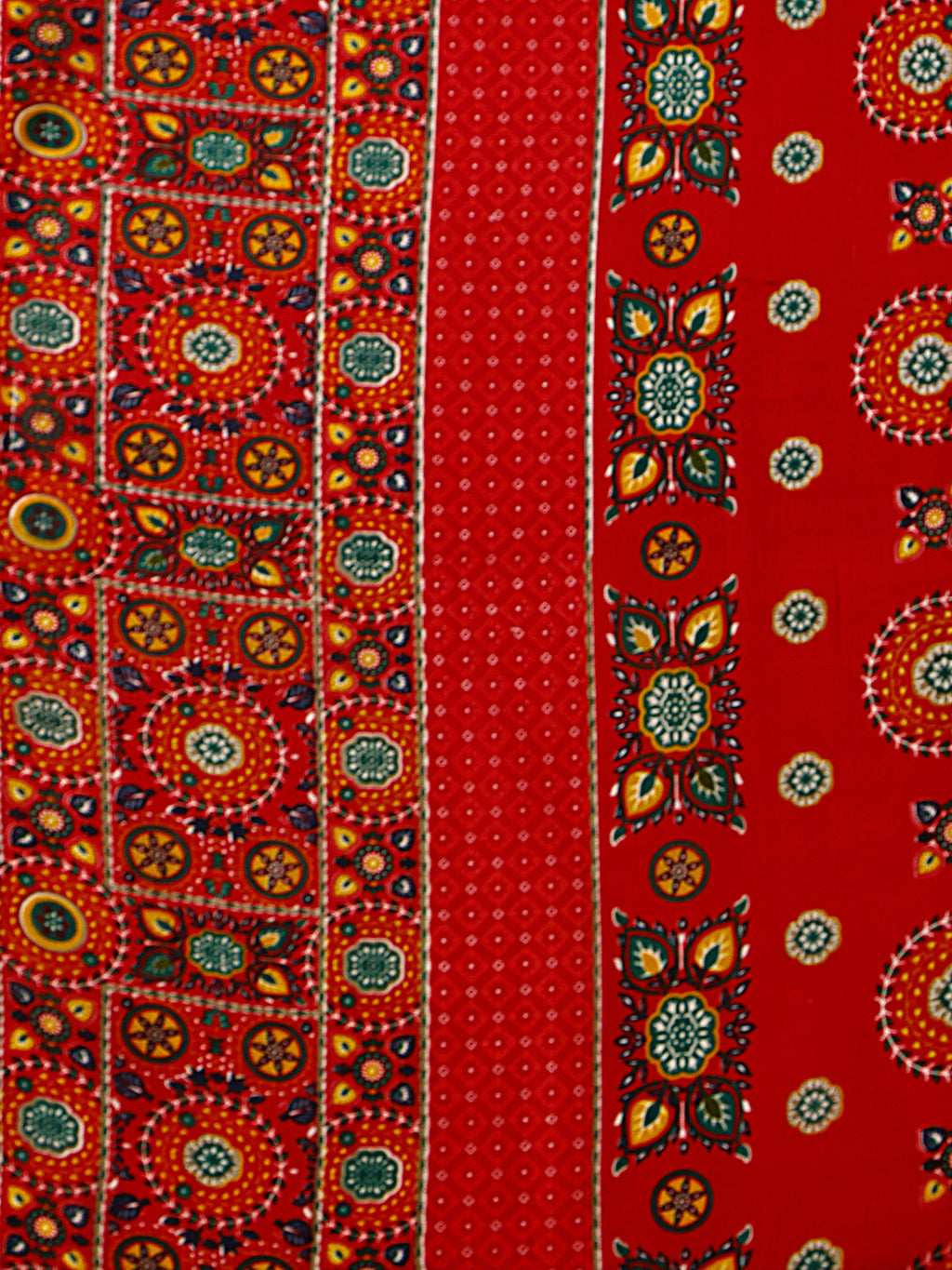 Cotton Printed Kurta With Pant & Dupatta Set, Multicolor - Hiral Fashion | Grocsy