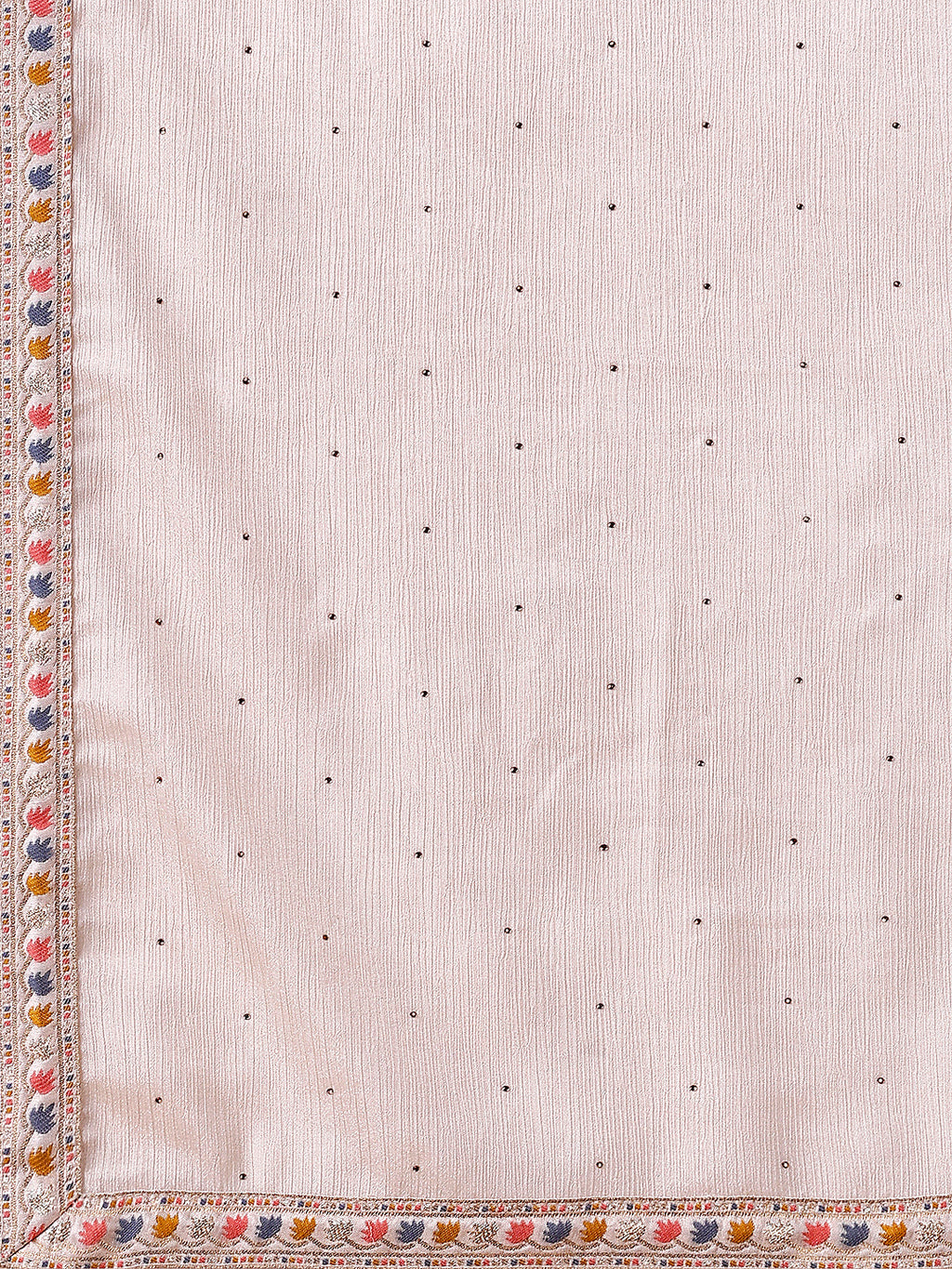 Pure Muslin Banarasi Jacquard Kurta Trousers & Dupatta, Multicolor - Hiral Fashion | Grocsy