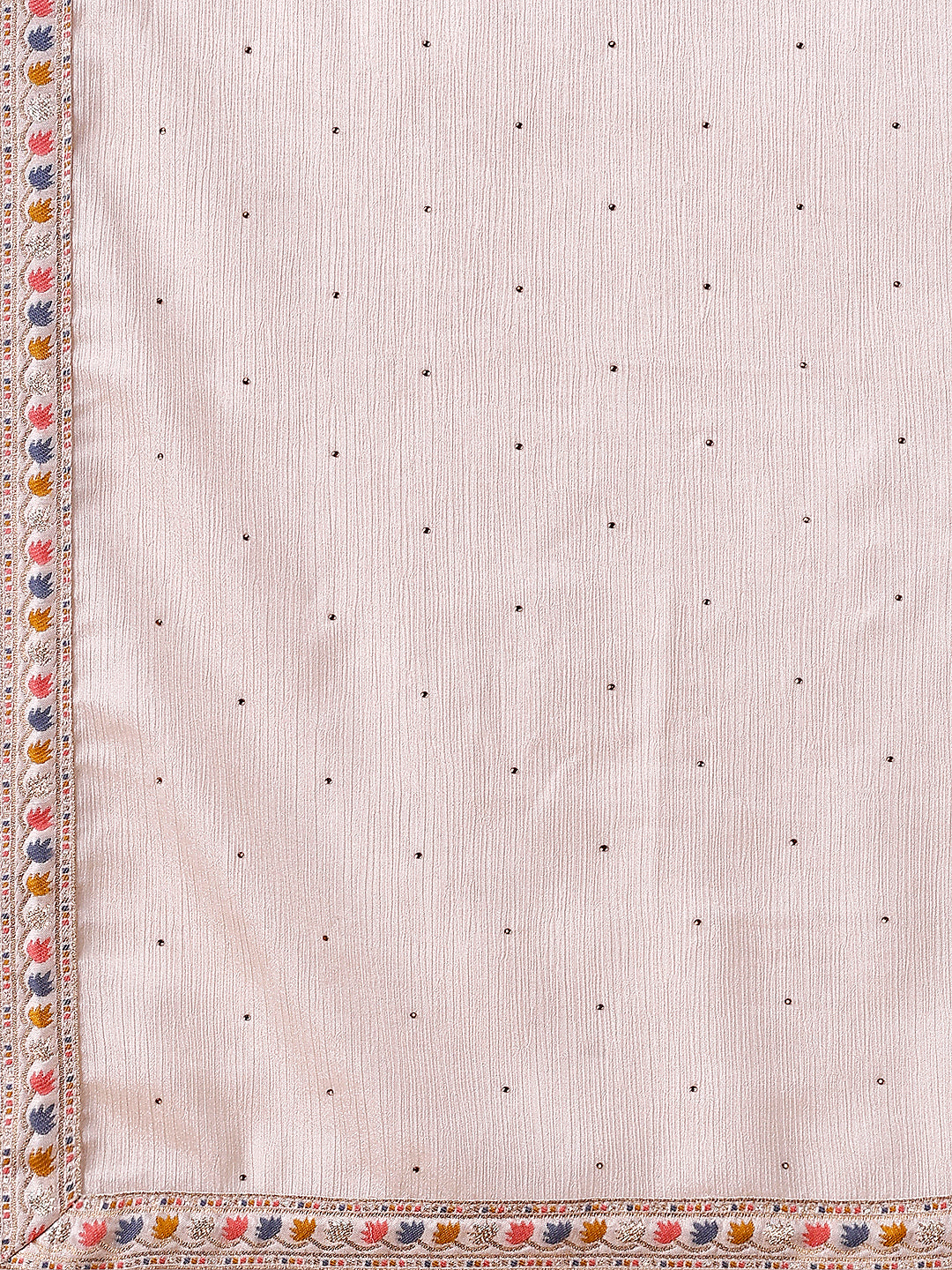 Pure Muslin Banarasi Jacquard Kurta Trousers & Dupatta, Multicolor - Hiral Fashion | Grocsy
