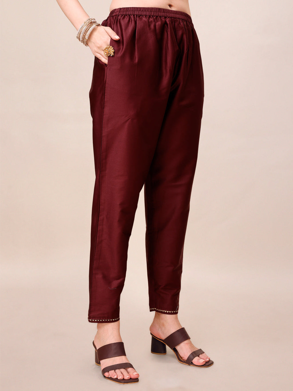 Alia Cut Printed & Embroidered Kurta With Pant & Dupatta Set, Multicolor - Hiral Fashion | Grocsy