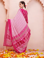 Angarakha Style Anarkali Printed Kurta With Pant And Dupatta Set, Multicolor - Hiral Fashion | Grocsy