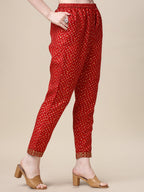 Embroidered Kurta With Pant And Dupatta Set, Multicolor - Hiral Fashion | Grocsy