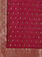 Pure Muslin Banarasi Jacquard Premium Kurta Trousers & Dupatta, Multicolor - Hiral Fashion | Grocsy