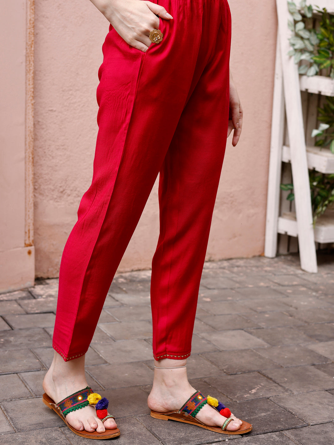 Alia Cut Hand Embroidered & Floral Printed Kurta With Pant & Dupatta Premium, Multicolor - Hiral Fashion | Grocsy
