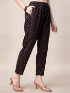 Printed Kurta With Pant & Dupatta Set, Multicolor - Hiral Fashion | Grocsy