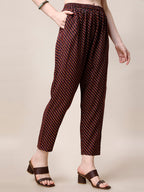 Printed Kurta With Pant & Dupatta Set, Multicolor - Hiral Fashion | Grocsy