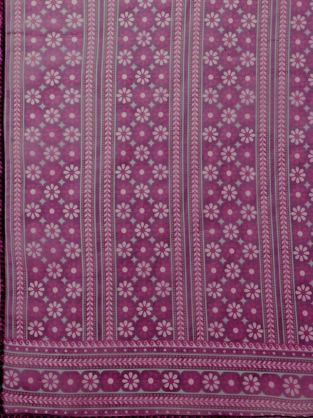 Embroidered Kurta With Pant And Printed Dupatta Set, Multicolor - Hiral Fashion | Grocsy