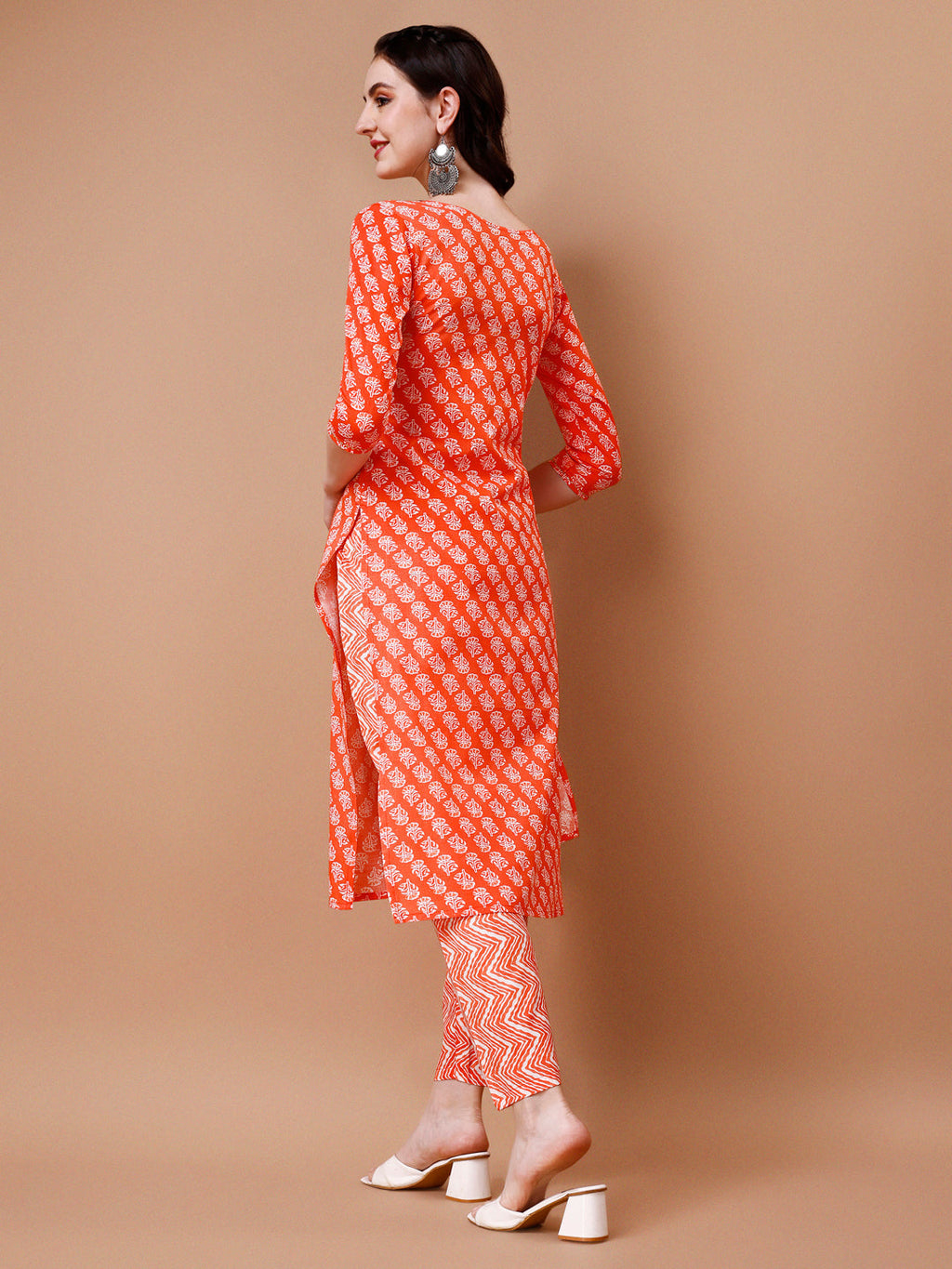 Embroidered & Floral Printed Kurta With Pant & Dupatta, Multicolor - Hiral Fashion | Grocsy