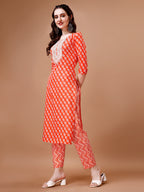 Embroidered & Floral Printed Kurta With Pant & Dupatta, Multicolor - Hiral Fashion | Grocsy