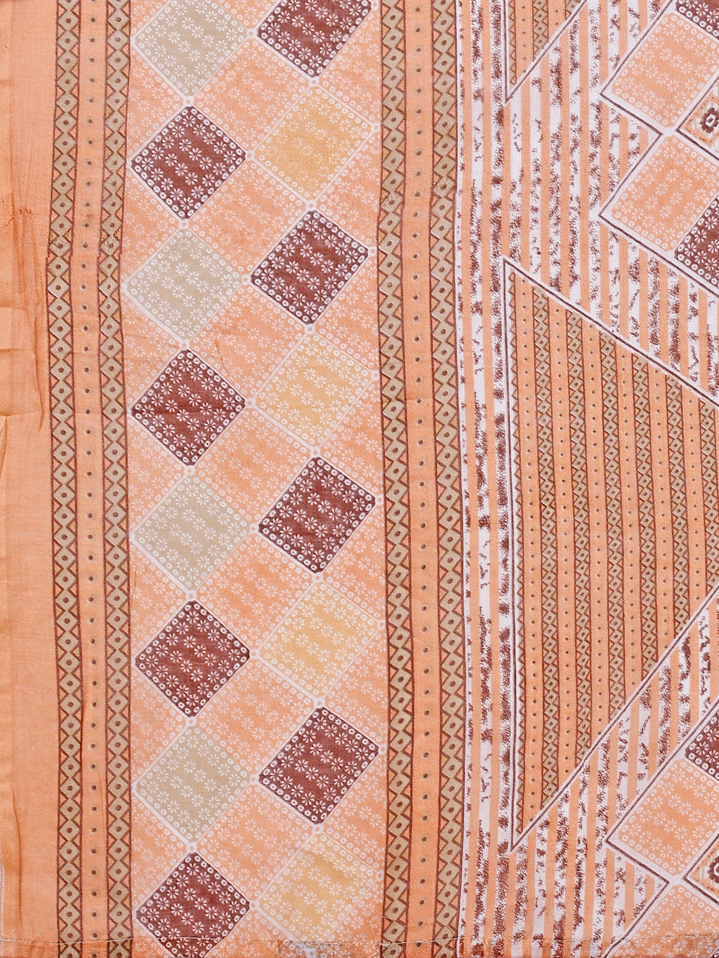 Printed & Lace Yoke Embroidered Kurta With Pant & Dupatta, Multicolor - Hiral Fashion | Grocsy