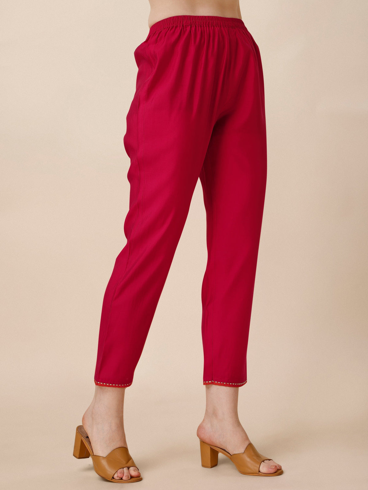 Embroidered Kurta With Pant And Dupatta Set, Multicolor - Hiral Fashion | Grocsy