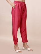 Hand Embroidered & Embroidered Kurta With Pant & 2 Toned Dyed Dupatta, Multicolor - Hiral Fashion | Grocsy