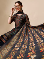Ethnic Motif Printed Kurta With Pant & Printed Dupatta, Multicolor - Hiral Fashion | Grocsy