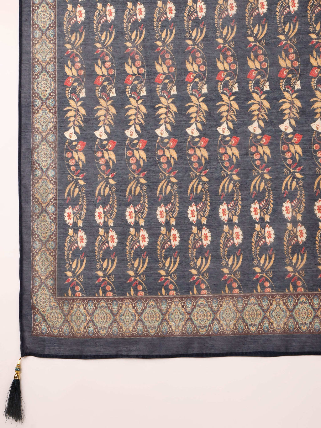 Ethnic Motif Printed Kurta With Pant & Printed Dupatta, Multicolor - Hiral Fashion | Grocsy