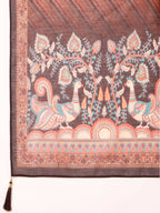 Leheriya Printed & Embroidered Kurta With Pant And Dupatta Set, Multicolor - Hiral Fashion | Grocsy