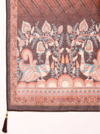 Leheriya Printed & Embroidered Kurta With Pant And Dupatta Set, Multicolor - Hiral Fashion | Grocsy