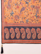 Ethnic Motif Printed & Embroidered Kurta With Pant & Dupatta Set, Multicolor - Hiral Fashion | Grocsy