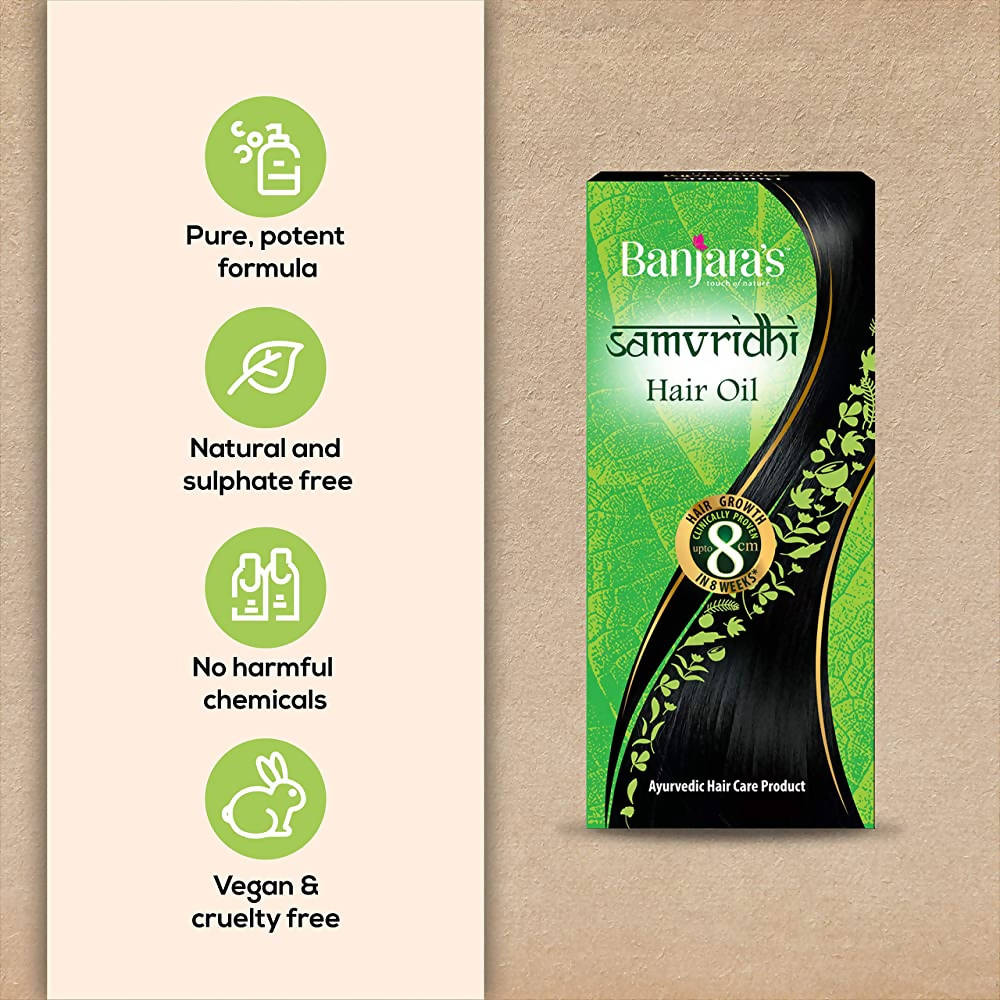 Banjara's Samvridhi Hair Oil | Grocsy