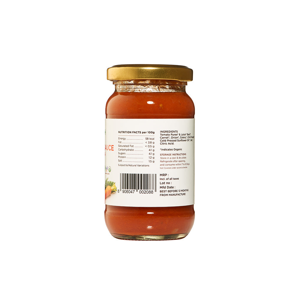 Pure & Sure Organic Arrabbiata Sauce | Grocsy