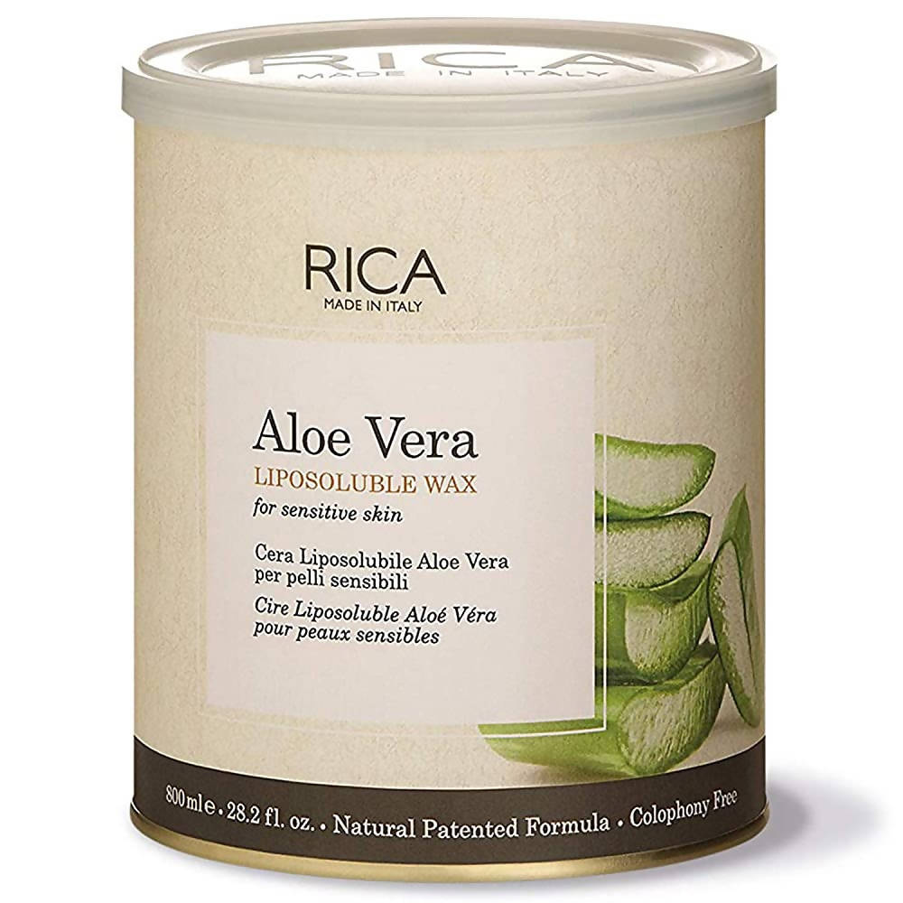 Rica Aloe Vera Liposoluable Hair Removal Wax Cream for Arms, Chest, Legs, Back, and Full Body | Grocsy
