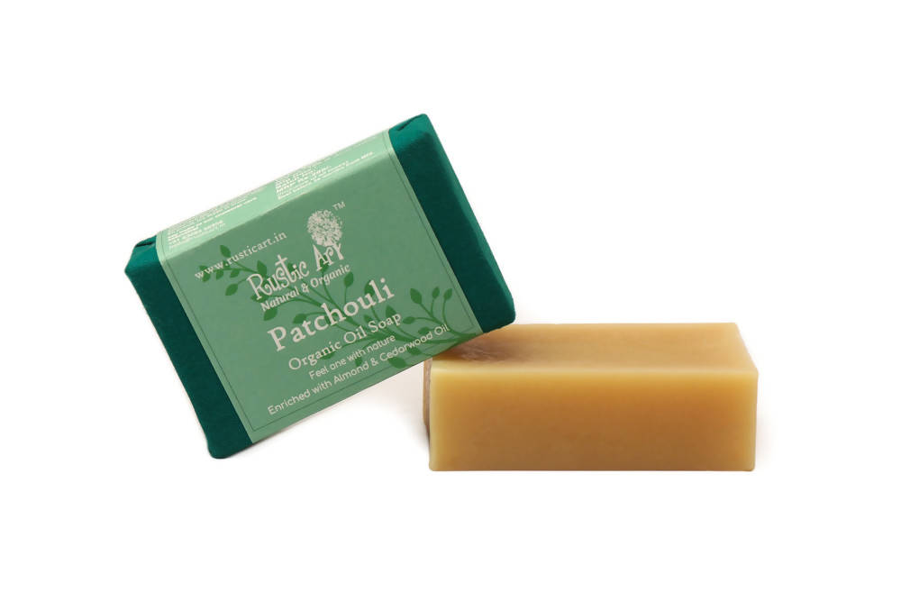 Rustic Art Patchouli Organic Oil Soap | Grocsy