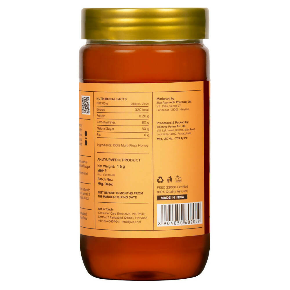 Jiva Ayurveda Honey | Pure Natural Honey for Immunity, Digestion & Ayurvedic Wellness - Swadesiicart